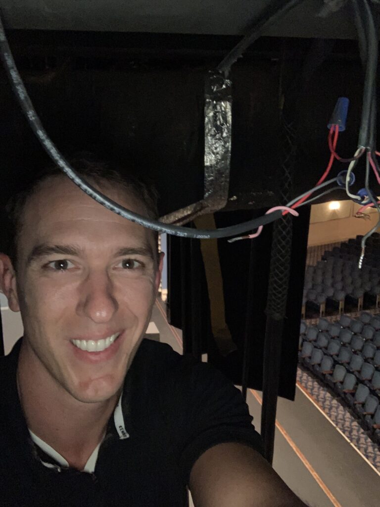 Rewiring a reheat valve actuator at a historic theatre